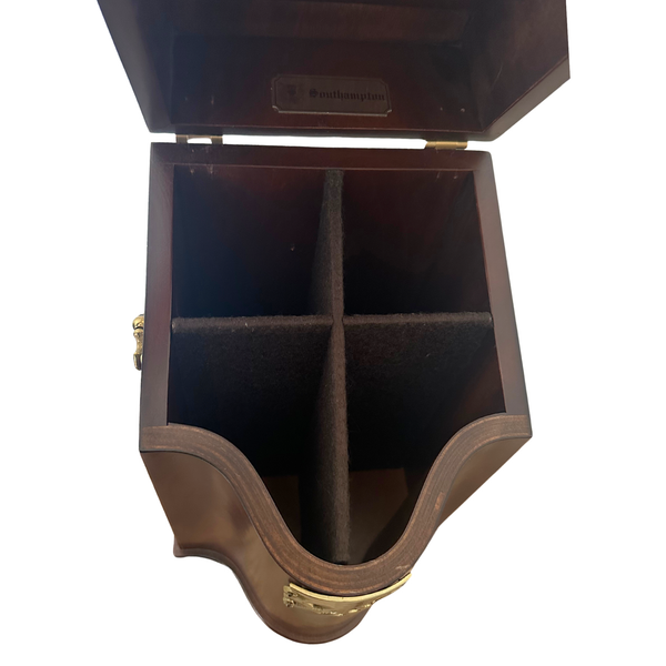 Pair of Vintage Mahogany Reproduction Knife Boxes