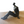 Load image into Gallery viewer, Vintage Brutalist Giacometti-Style Bronze Metal Shelf Statues