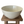 Load image into Gallery viewer, Massive Round White Speckled Ceramic Bowl