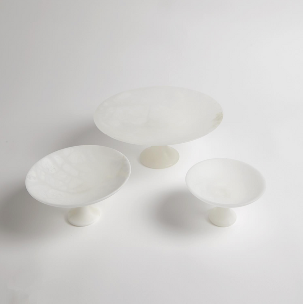 Alabaster Compote Collection