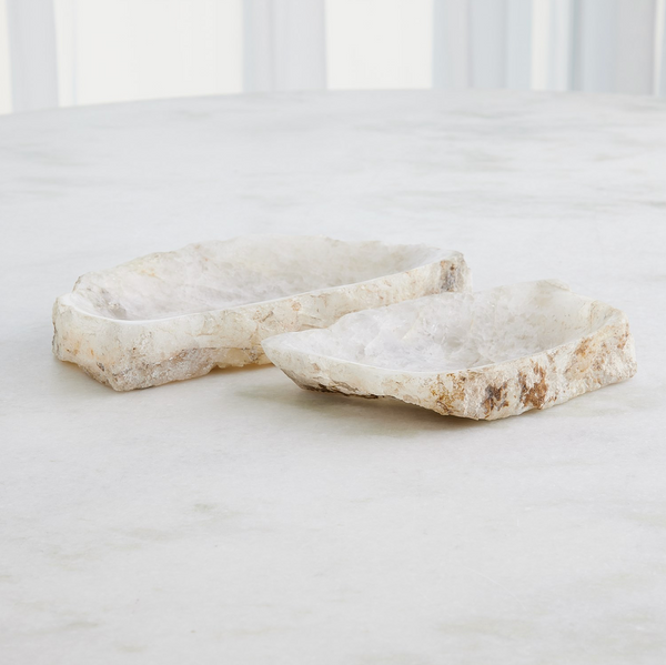 Chiseled Quartz Tray Collection