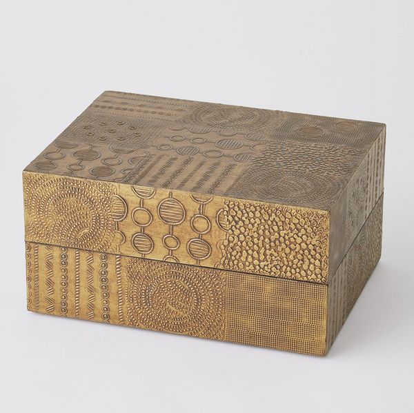 Navigator Box Collection in Antique Brass