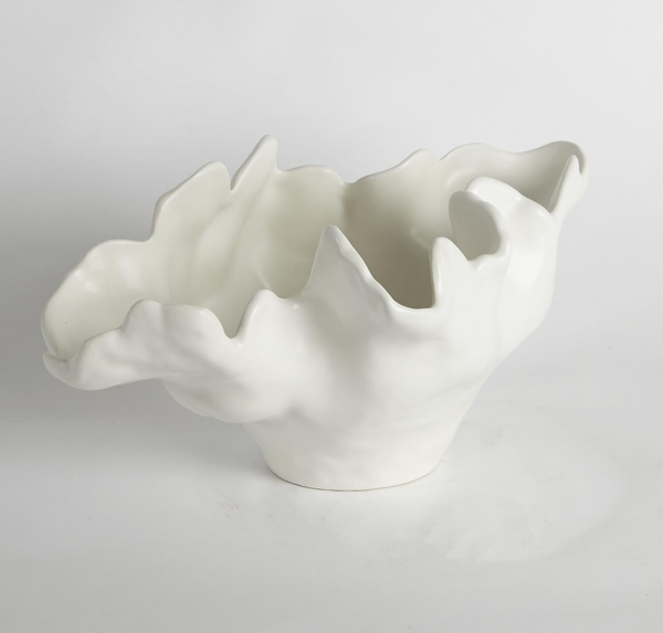 White Ceramic Meteor Bowl Collection