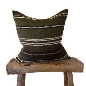 Anouk Pillow in Charcoal - 22 x 22 - SHOP by Interior Archaeology