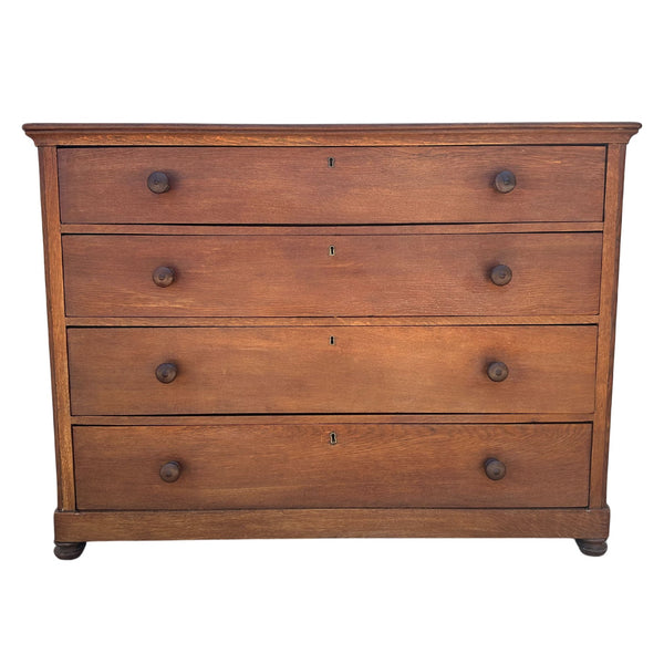 Antique Oak French Provincial Chest of Drawers - SHOP by Interior Archaeology