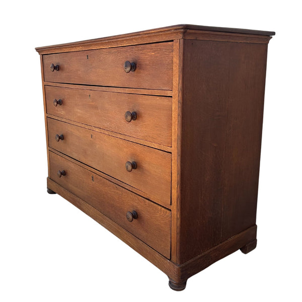 Antique Oak French Provincial Chest of Drawers - SHOP by Interior Archaeology