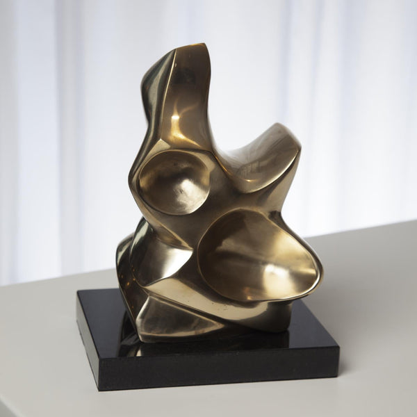 Abstract Figural Brass Sculpture - SHOP by Interior Archaeology