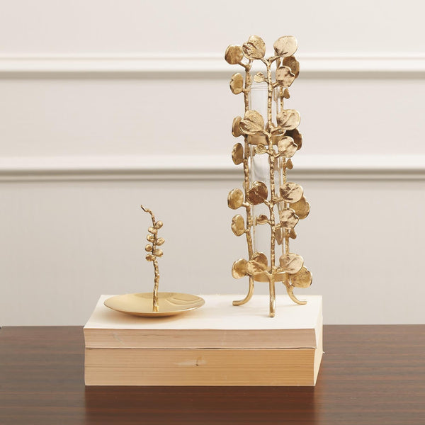Bauhinia Brass Bud Vase & Jewelry Dish - SHOP by Interior Archaeology