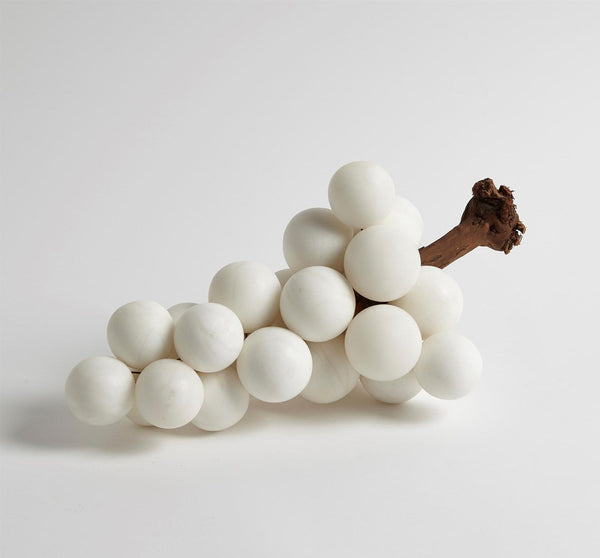 Bella Italian Alabaster Marble Grape Sculpture - SHOP by Interior Archaeology