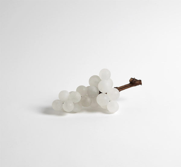 Bella Italian Alabaster Marble Grape Sculpture - SHOP by Interior Archaeology