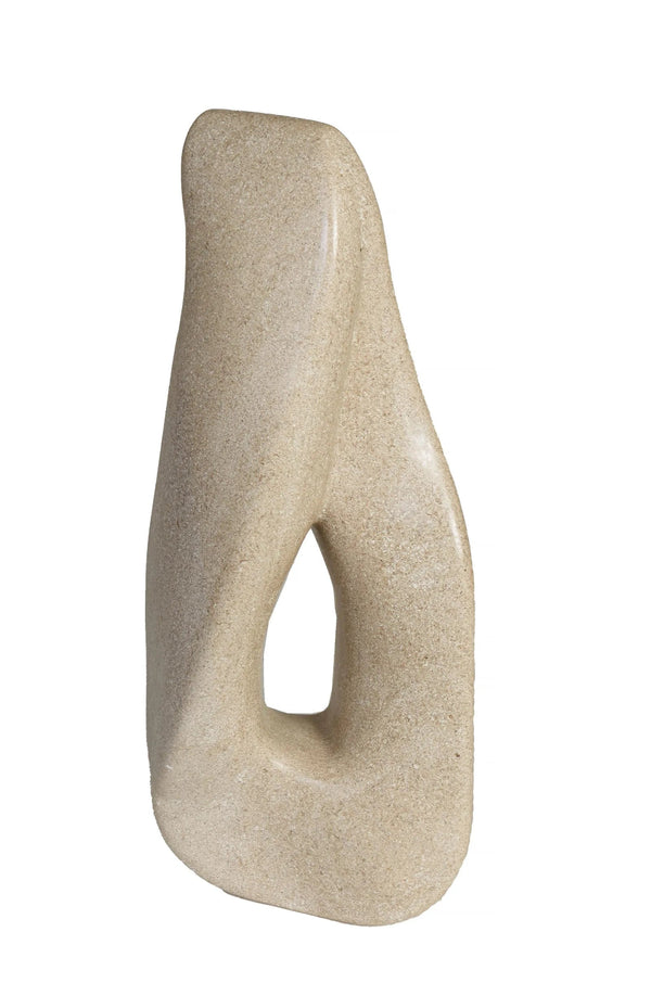 Carved Wood Sculpture and Carved Marble Sculpture - Pair - SHOP by Interior Archaeology