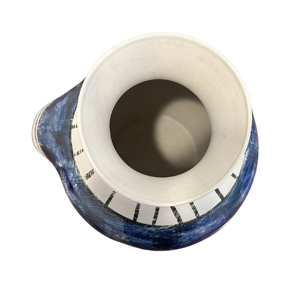 Cubist Blue and White Vessels - SHOP by Interior Archaeology