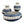 Load image into Gallery viewer, Cubist Blue and White Vessels - SHOP by Interior Archaeology