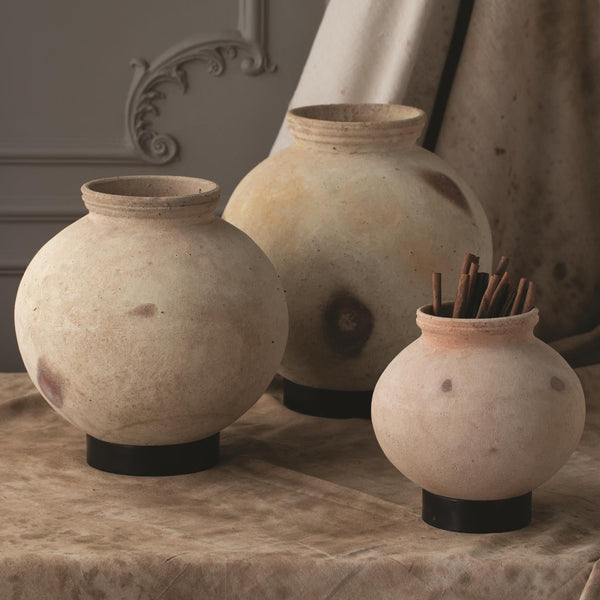 Desert Water Pot with Iron Base - SHOP by Interior Archaeology