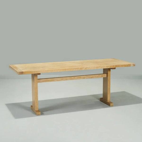 French Oak Trestle Dining/Console Table - SHOP by Interior Archaeology