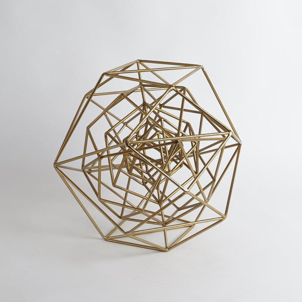 Geo Gold Sculpture - SHOP by Interior Archaeology