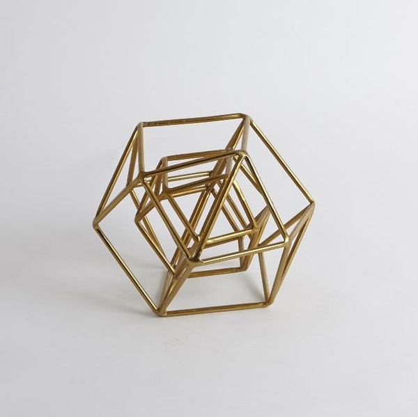 Geo Gold Sculpture - SHOP by Interior Archaeology