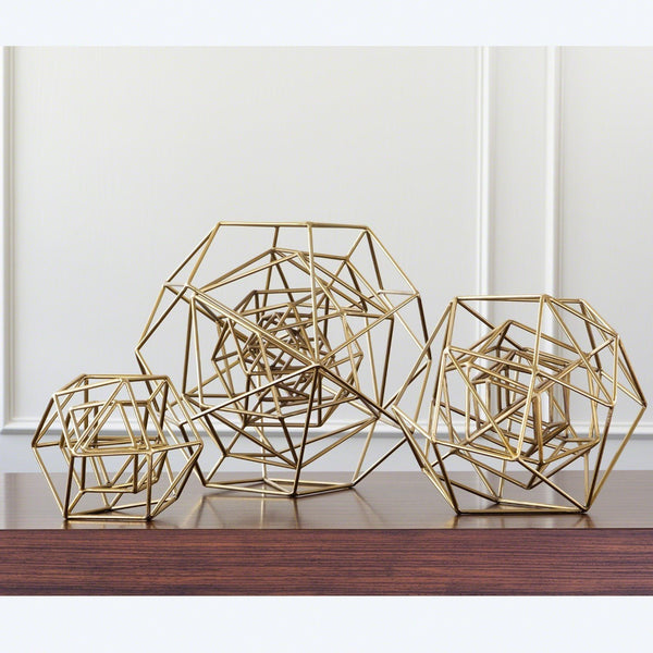 Geo Gold Sculpture - SHOP by Interior Archaeology