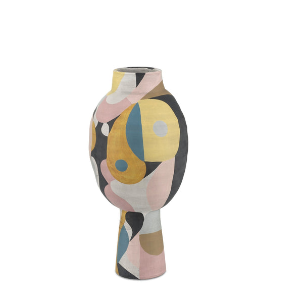 Hand-Painted Deco Large Vase - SHOP by Interior Archaeology