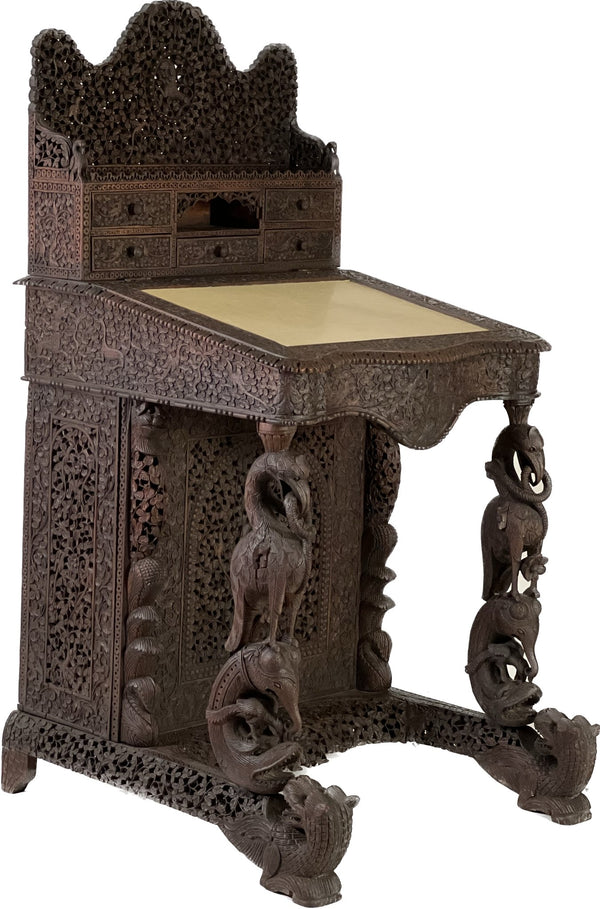 Indian Colonial Davenport Desk - SHOP by Interior Archaeology