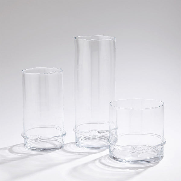 Intaglio Polish Glass Vase & Champaign Collection - SHOP by Interior Archaeology