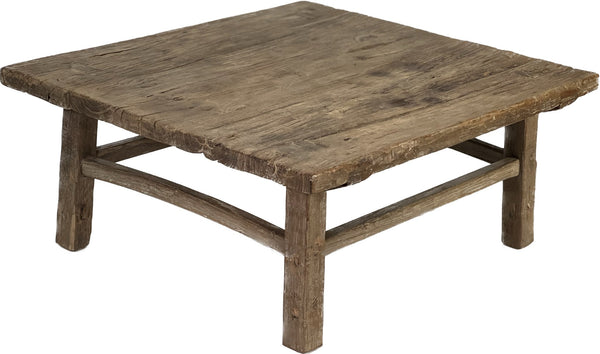 Large Primitive Square Coffee Table - SHOP by Interior Archaeology