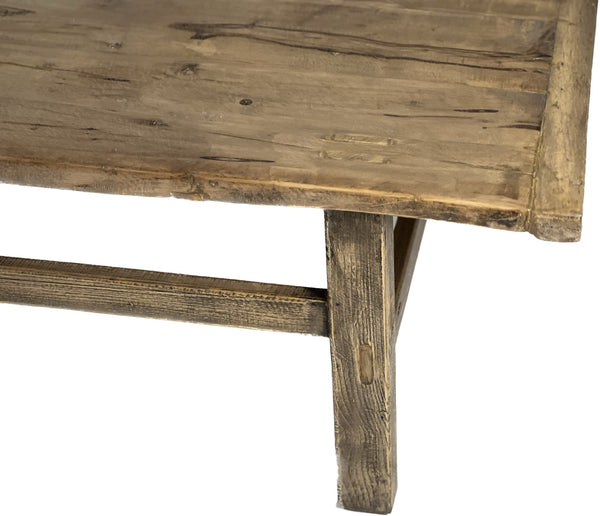 Large Rectangular Coffee Table in Rustic Cypress - SHOP by Interior Archaeology