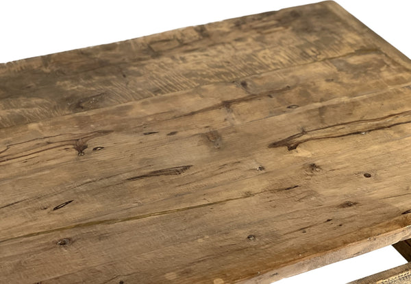 Large Rectangular Coffee Table in Rustic Cypress - SHOP by Interior Archaeology