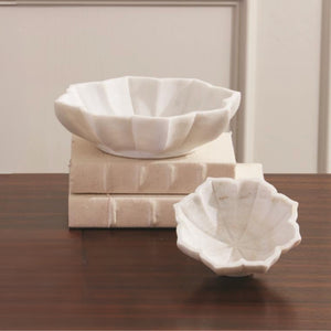 Marble Petal Bowl - SHOP by Interior Archaeology