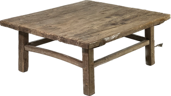 Medium Primitive Square Coffee Table - SHOP by Interior Archaeology