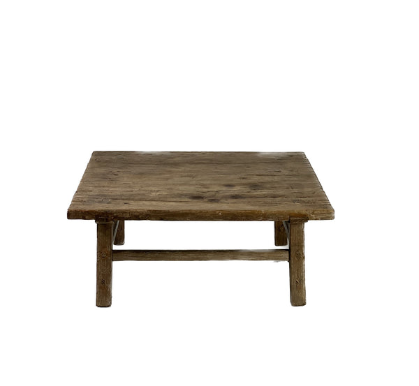 Medium Primitive Square Coffee Table - SHOP by Interior Archaeology