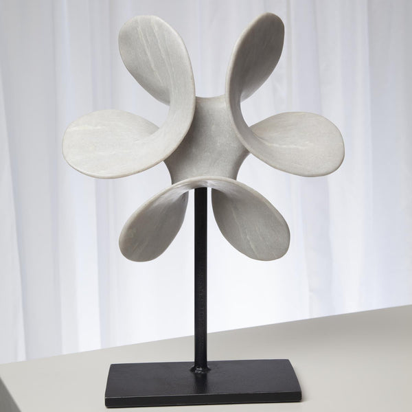Pankhudee Marble Sculpture on Stand - SHOP by Interior Archaeology