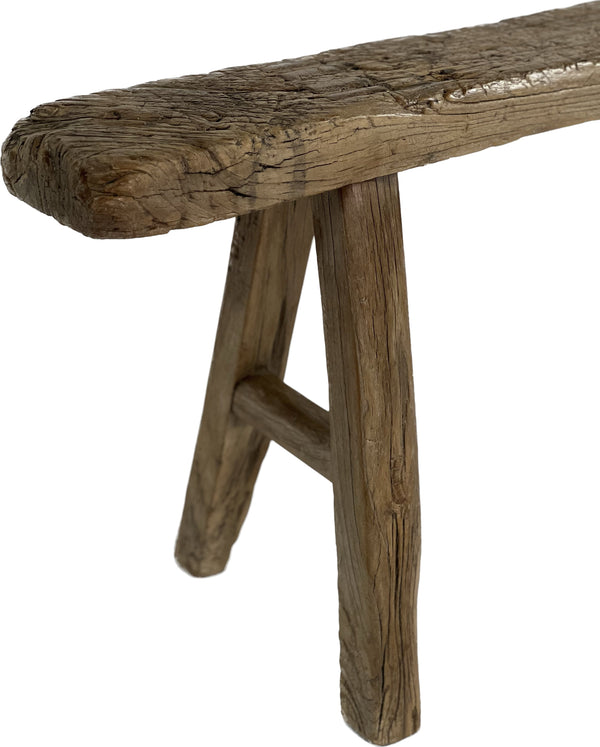 Primitive Narrow Bench in Natural Finish - SHOP by Interior Archaeology