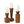 Load image into Gallery viewer, Sculptural Mango Wood Candleholders - SHOP by Interior Archaeology
