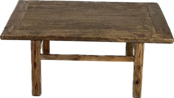 Small Primitive Coffee Table 3 with Mitered Top - SHOP by Interior Archaeology