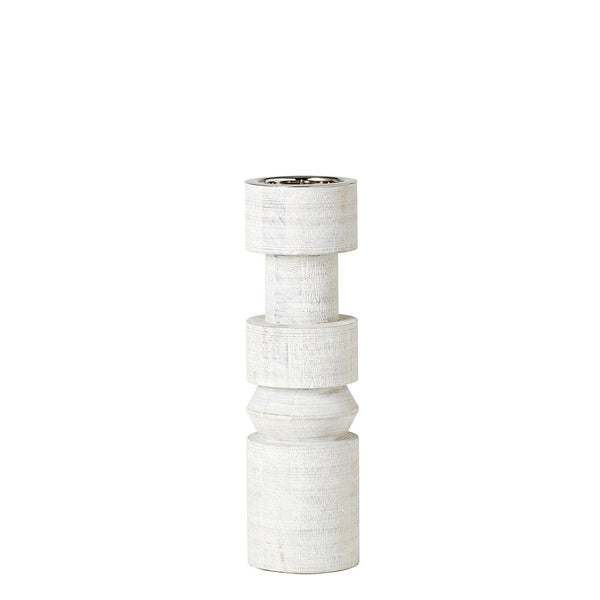 Totem Whitewash Candleholder - SHOP by Interior Archaeology