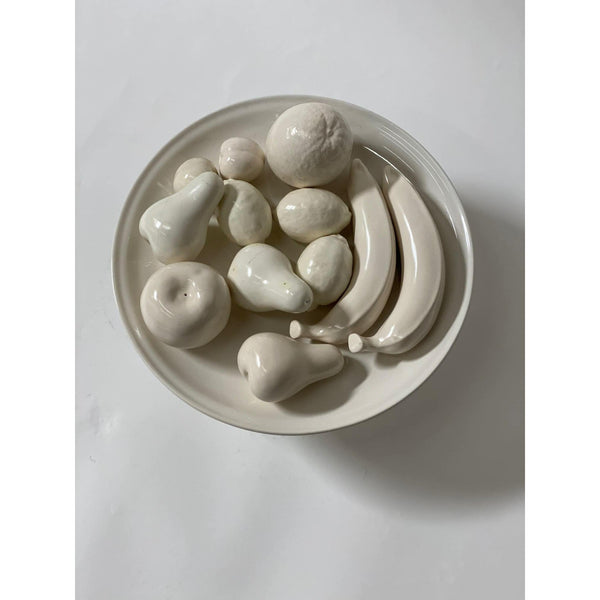 Vintage Ceramic Fruit on Pedestal - SHOP by Interior Archaeology