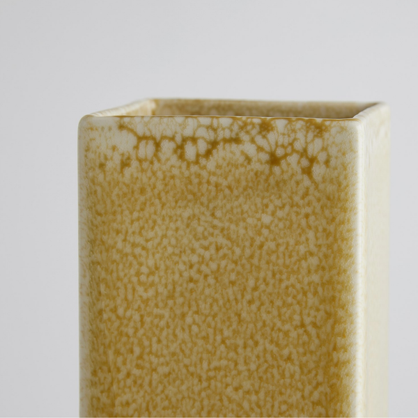 Crocus Vase Collection in Reactive Mustard