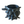 Load image into Gallery viewer, Black Glazed Ceramic Ameboid Cache Pot
