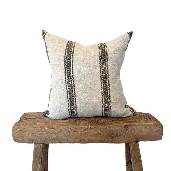 Dustin Pillow in Khaki - 19 x 19