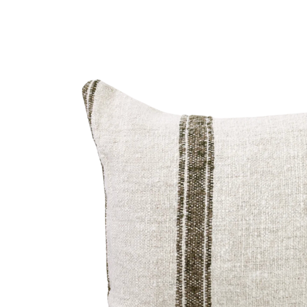 Dustin Pillow in Khaki - 19 x 19