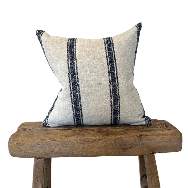 Dustin Pillow in Indigo - 19 x 19