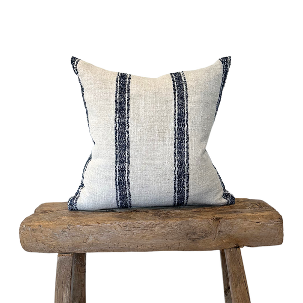 Dustin Pillow in Indigo - 19 x 19