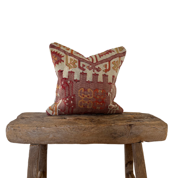 Naima Kilim Pillow - 16 x 16 - SOLD