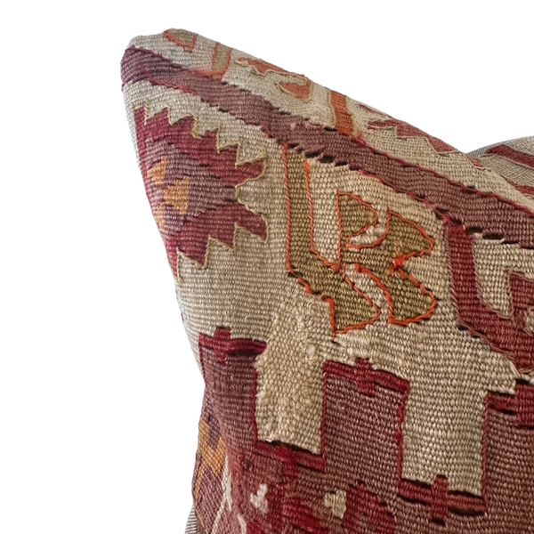 Naima Kilim Pillow - 16 x 16 - SOLD