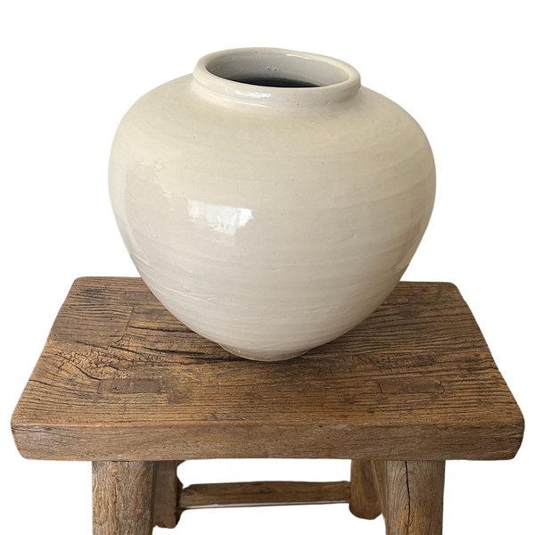 Primitive White Pot C