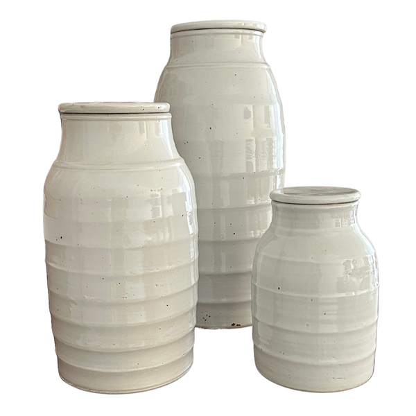 Speckled Lidded Milk Jar Collection