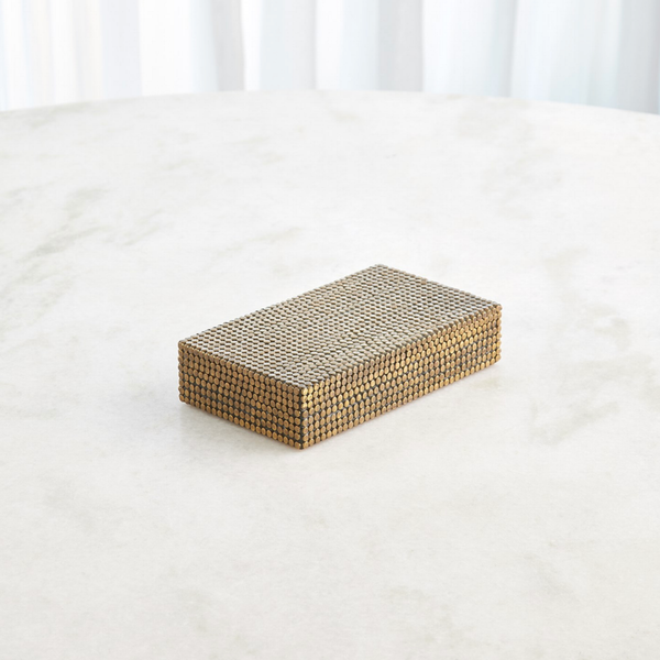 Lames Box Collection in Aged Brass