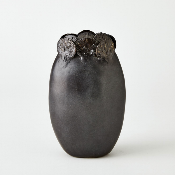 Sand Dollar Vase Collection in Black