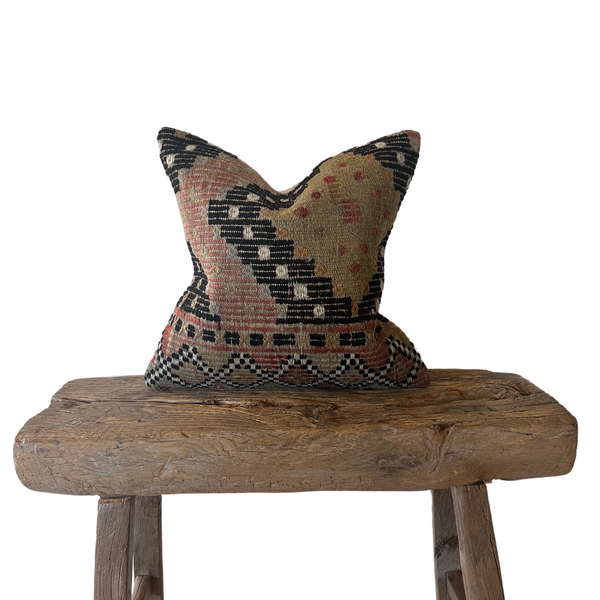 Violet Kilim Pillow - 16 x 16